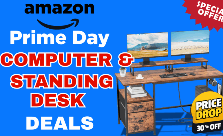 Level Up Your Workstation: Best Early Prime Day 2025 Standing & Computer Desk Deals