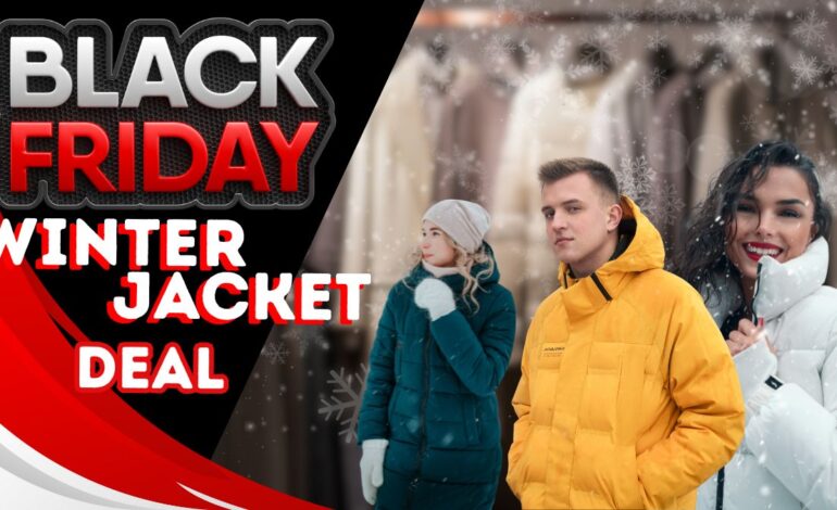 winter jacket banner