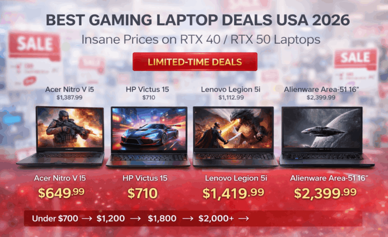 gaming laptop deals 2026