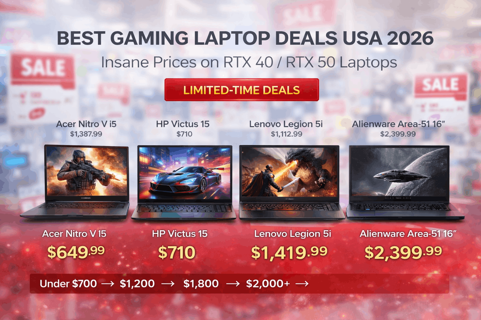 gaming laptop deals 2026