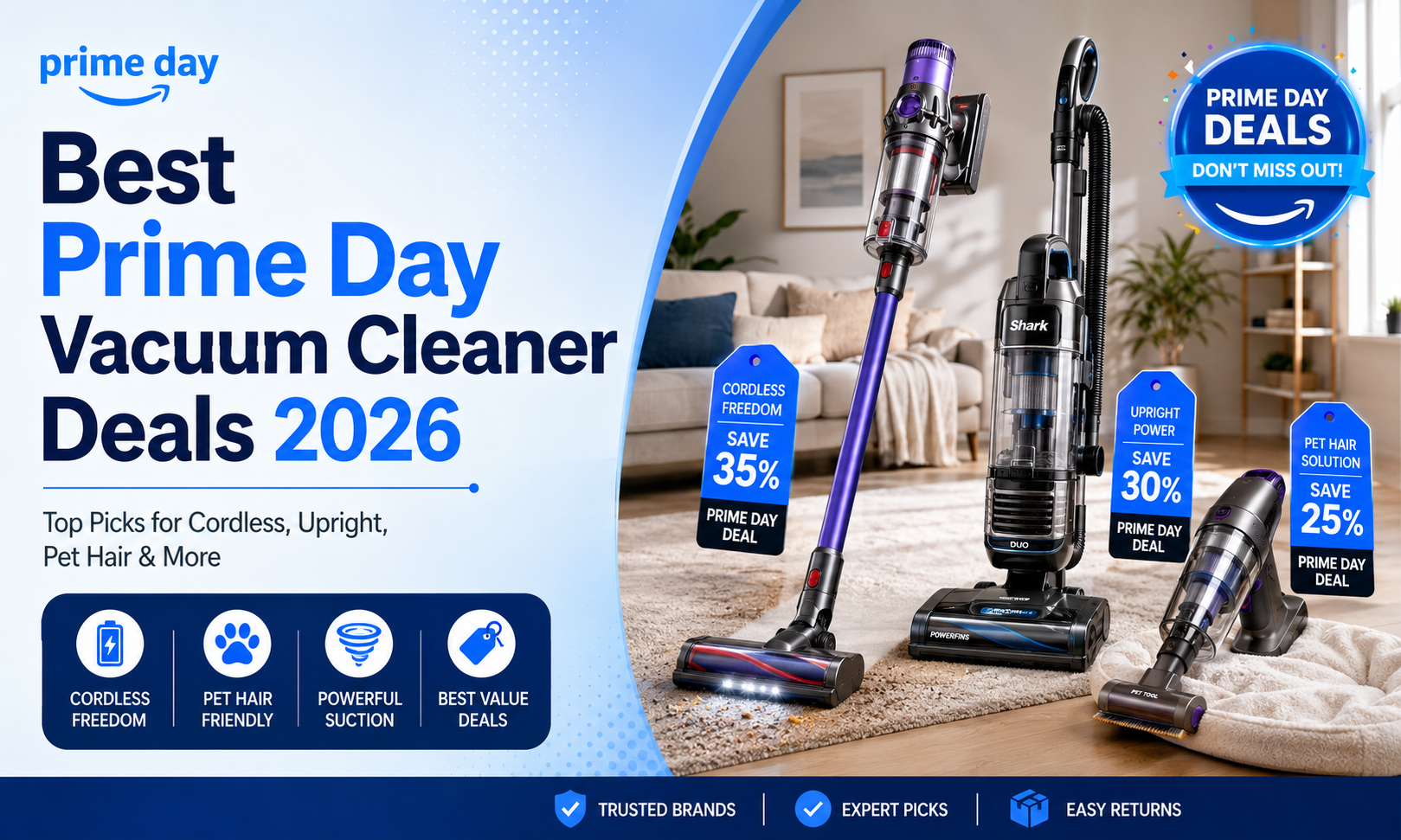 Best prime day vacuum cleaner deals 2026